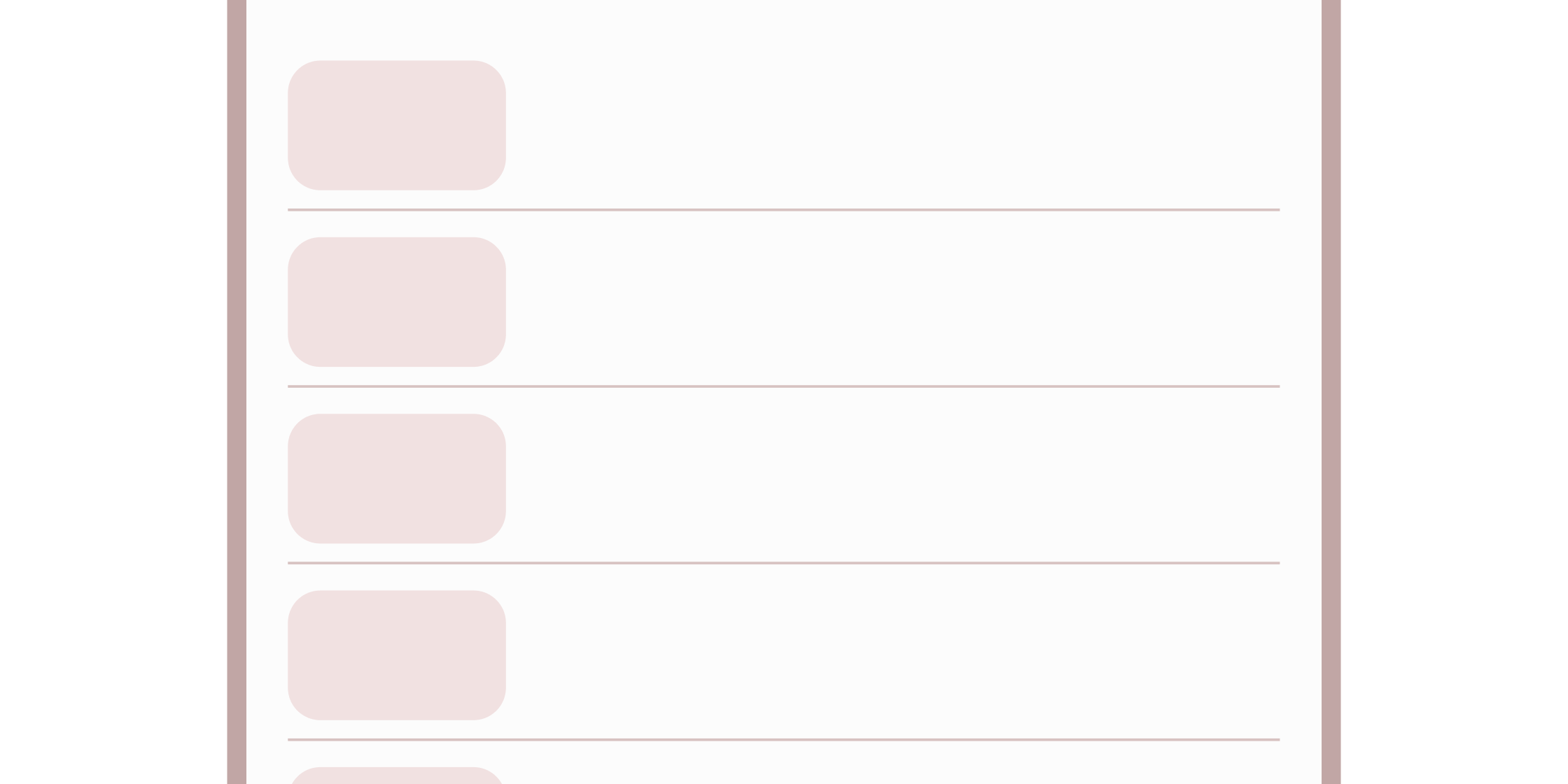 Rendered example of the Divider Material widget.